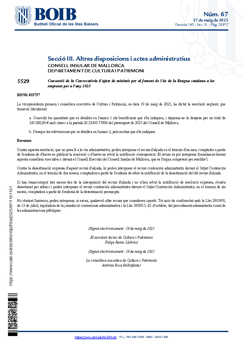 250527 Resolucio concessio Pagina 1