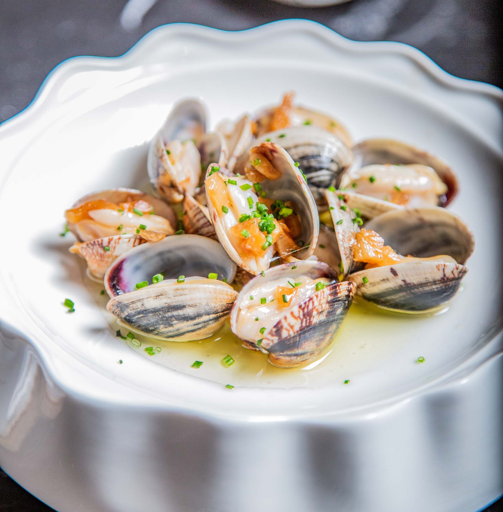 Recipe of clams in marinara style