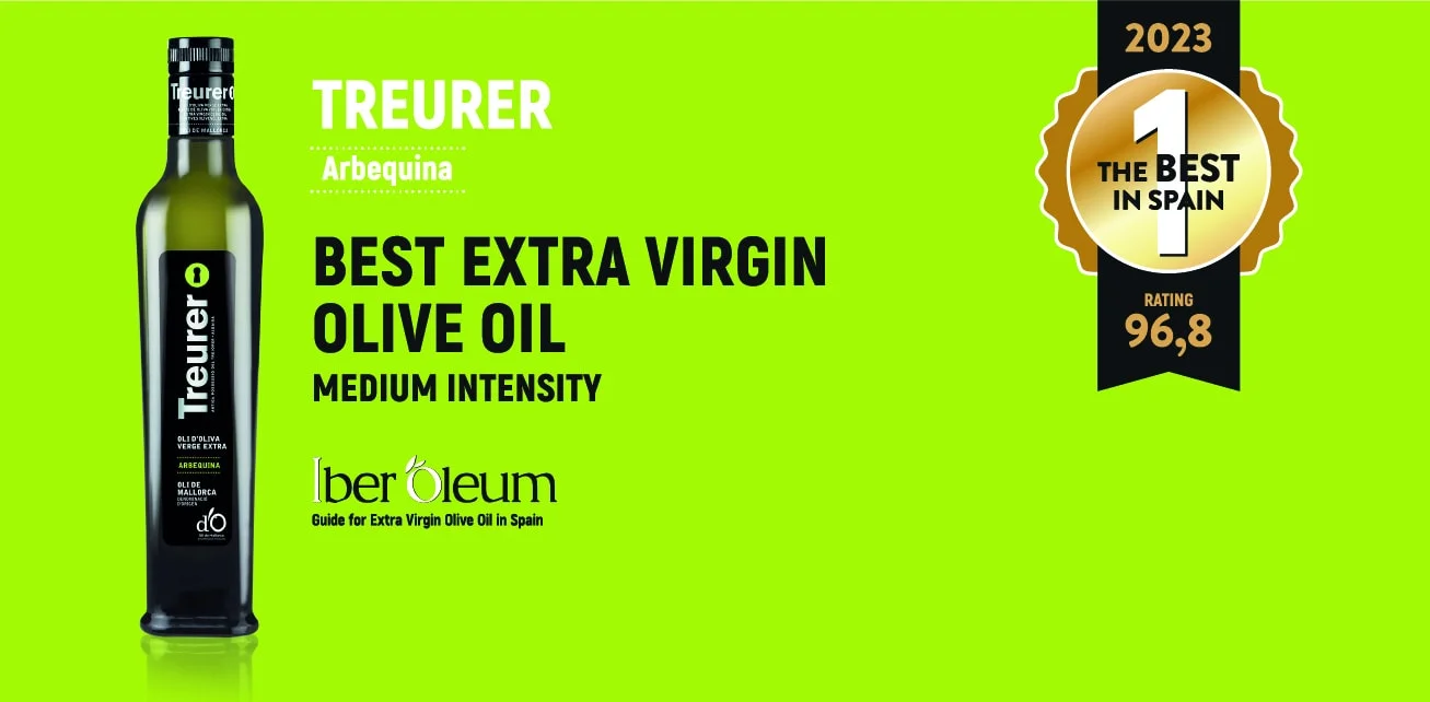Treurer extra virgin olive oil from Majorca 16 Iberoleum Award Best Medium Intensity Olive Oil Spain