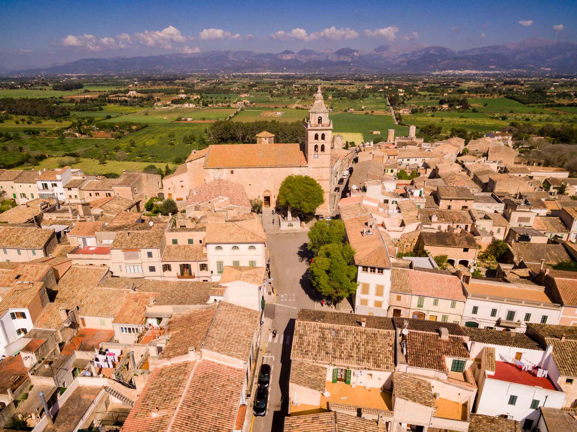 Pueblo de Sencelles, mallorca Pueblo de Sencelles, mallorca